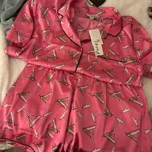 MARTINI PJ SET - TOP AND SHORTS L/XL